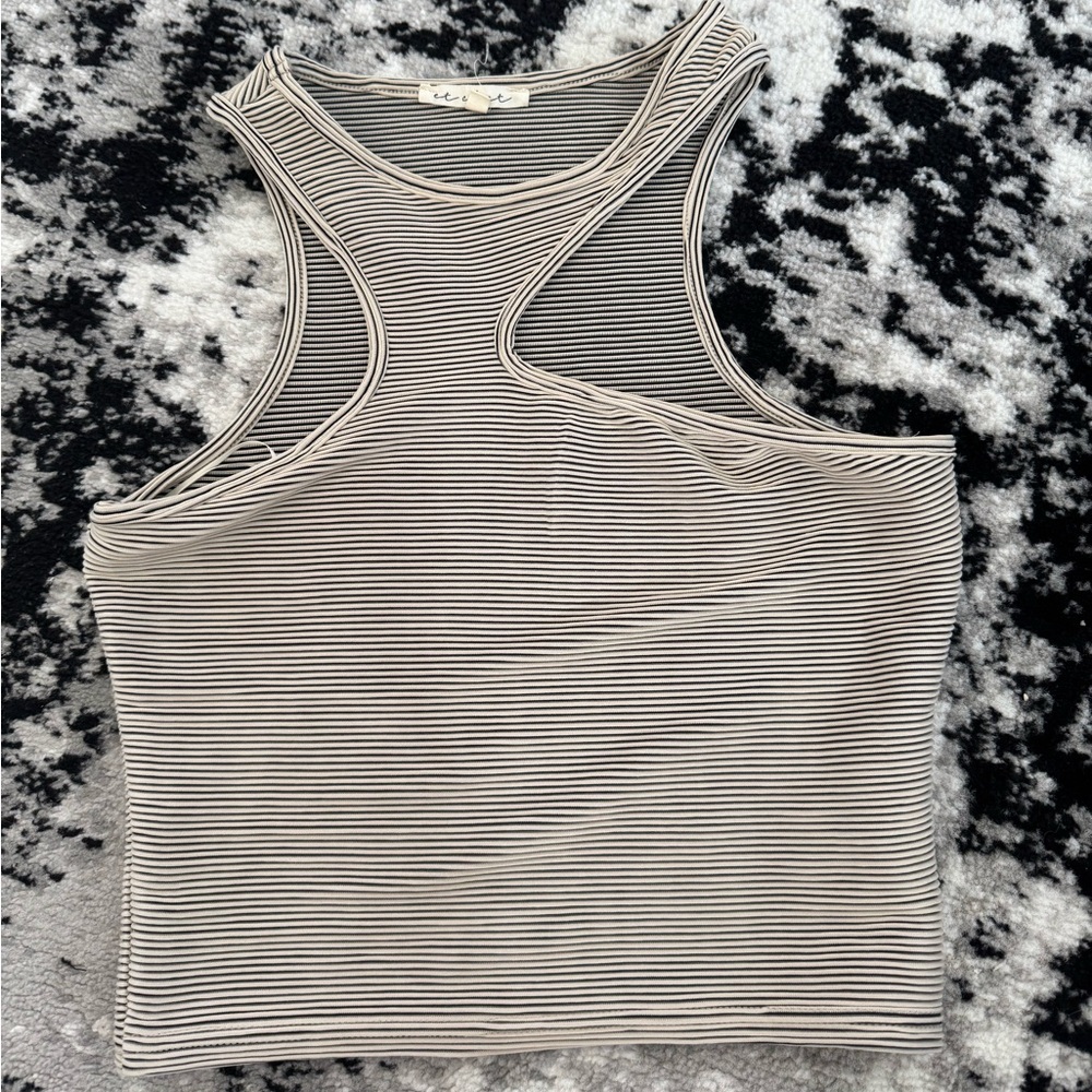 Striped Sleeveless Top